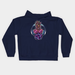 Cool Pineapple Vibes Kids Hoodie